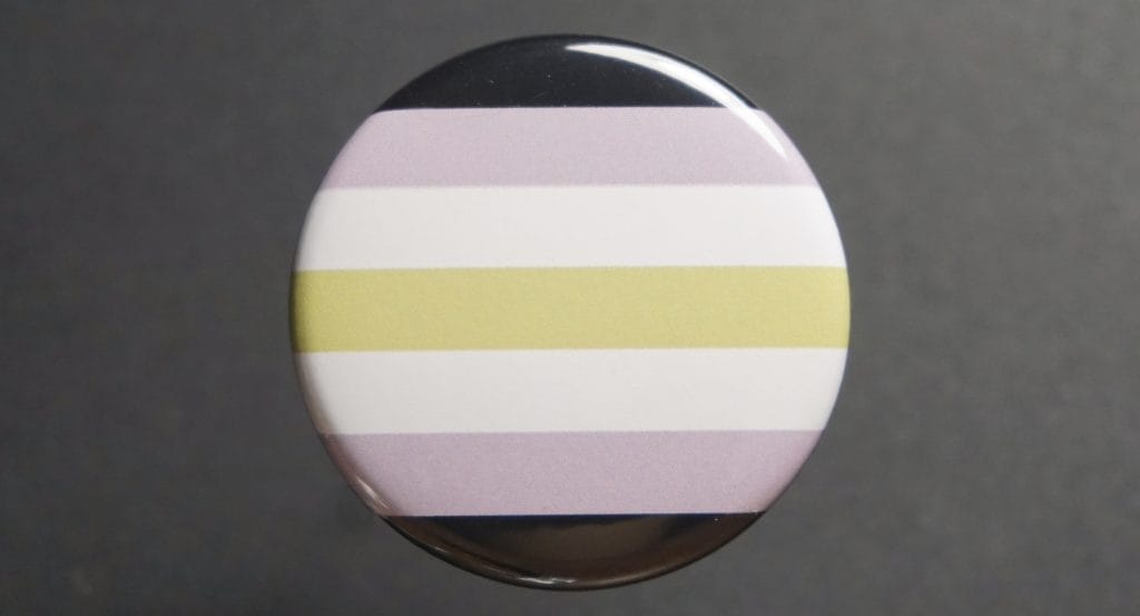 Badge militant 38mm du drapeau agenre