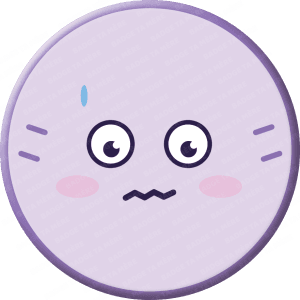 Une représentation d'un badge de l'émotion de peur